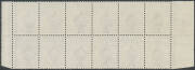 2½d indigo marginal block of 12 (6 x 2), seven units unmounted, Cat $2400+. - 2