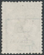 1/- blue-green with the Watermark Inverted BW #30a showing watermark lines from the corner of the sheet, light 'MONEY ORDER/--JA14/KYNETON' (Vic) cds, Cat $500. One of the finest commercially used examples we have seen. - 2