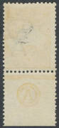 5/- grey & chrome 'CA' Monogram single BW #42za with a huge sheet margin, very fresh but with a few short perfs, faint vertical bend & hinge remainders, Cat $35,000+. Mint 'CA' Monograms are extremely rare: the ACSC records only one mint single. However, - 2