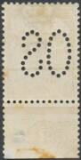 - 5d chestnut 'JBC' Monogram single BW #16ba(2)za, well centred, some toning on the reverse & a surface thin to the right of the monogram, Cat $3500+. Rare. - 2