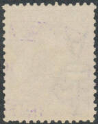 9d violet with the Watermark Inverted BW #25a, unusually well centred, a couple of slightly nibbled perfs, light oval Telephone Accounts cancel in violet, Cat $3250. - 2