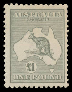 &pound;1 grey BW #53A, unmounted, Cat $3250.