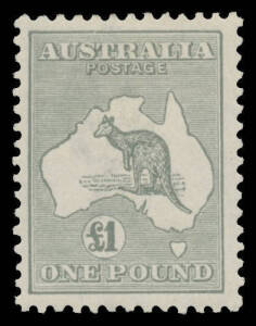 &pound;1 grey BW #53A, well centred, unmounted, Cat $3250. Superb!