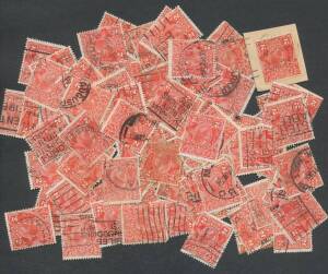 Shoebox of low denomination duplicates a rather similar lot. (1000s)