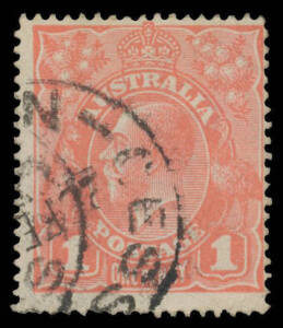 1d salmon eosin BW #71S, 'CESSNOCK/NSW' cds, Cat $2500. RPSofV (1981) & Michael Drury (2011) Certificates.