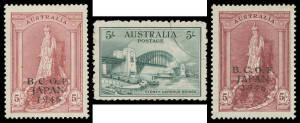 1913-65 mint collection with Engraved 6d Kooka, 1927-36 Commemoratives largely complete including Bridge 5/- (CTO), 1932 Large Kooka imprint block of 4, Vic Centenary both perfs, & some Officials, KGVI issues with 3d blue dies, Robes both Papers, Arms, co