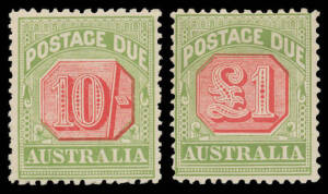 1909-10 Victorian Design Crown/Double-Lined A &frac12;d to &pound;1 BW #D76-92 (SG D63-73), minor gum-disturbance &/or hinge remainders, Cat $1600+ (&pound;950). (11)
