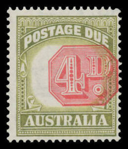 1938 CofA Wmk Perf 14&frac14;x13&frac34; 4d with Misplaced Vignette BW #D126c, unmounted, Cat $275.
