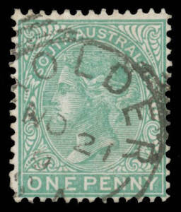 Holder (1): '[H]OLDER/NO21/9-/[S-]A' (no year slug) superb strike on DLR 1d. Rated RRRR. PO 1/8/1894; closed 30/7/1903.