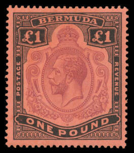 BERMUDA: 1918-37 KGV Issues mostly mint including MCA 2/- to &pound;1 plus extra 2/6d 4/- & 5/- x2 and a few minor Keyplate varieties, Tercentenary x2 sets of both issues, Jubilee *&U, Pictorials mint x2 sets plus 2d & 6d both shades Imprint Blocks of 4 and a u