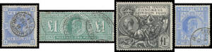 1855-1986 fine used collection in SG One Country album, a few better items noted with QV 2/- blue, Lilacs & Greens to 1/-, KEVII to 10/-, KGV Seahorses to 10/- including Re-Engraved, PUC &pound;1, KGVI High Values including Silver Wedding, QEII Castles and Phos