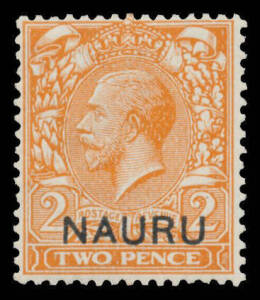 1916-23 Overprints on Great Britain KGV Heads 2d orange Die I with the Watermark Inverted & Reversed SG4y, unmounted, Cat &pound;120+ (for mounted).