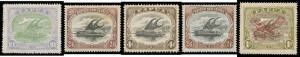 Collection on Hagners with BNG Watermark Horizontal set & Watermark Vertical set (the 2/6d is superb!), Small 'Papua' Overprints to 2/6d x3, 1907-10 Large 'PAPUA' 2/6d x3, Small 'PAPUA' range to 1/- x6, Large 'PAPUA' set to 2/6d x2, Bicolours set includin