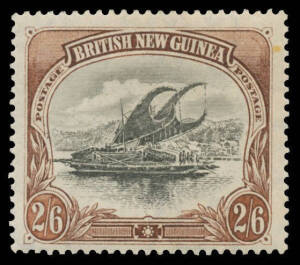 1901-05 British New Guinea Watermark Vertical Thick Paper &frac12;d to 1/- SG 9-15 & Thin Paper 2/6d SG 16a, Cat &pound;750. (8)