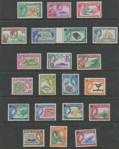 1957-88 QEII Issues apparently complete including M/Ss with a few extras including 2/6d SG 28a, unmounted; also KGVI issues mounted; generally very fine. (300+)