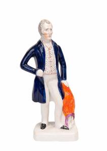 A Staffordshire Duke of Wellington figure, 33cm high