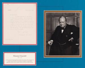 WINSTON CHURCHILL: 28 Oct.1926 autographed letter sheet headed 11 Downing Street, while Churchill was Chancellor of the Exchequer in Stanley Baldwin's government. The letter, to his close friend, James Louis Garvin, is a request for him to proff read the 