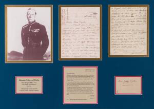 EDWARD, PRINCE OF WALES (later King Edward VIII, The Duke of Windsor, who abdicated in 1936 to marry Wallis Simpson) [1894-1972]: two-sided autographed letter sheet signed "Edward P[rince]" and date-lined "H.M.S.Renown at sea", 30th Nov.1919.Edward is wri