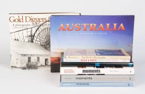 PHOTOGRAPHY IN AUSTRALIA: "Gold Diggers & Diggings: A photographic study of gold in Australia 1854-1920" by Stone; plus 4 other large-format books. Also several omnibus collections and other books on photography and related subjects. (18 vols.)