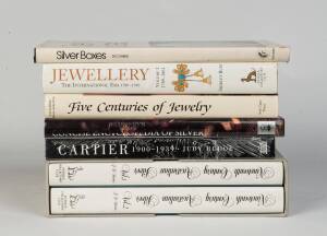 JEWELLERY: "Jewellery - The International Era 1789-1910 Volume 1: 1789-1861" by Bury [1997] plus 4 other related books. (5 items).