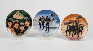 THE BEATLES: A large and diverse collection of Beatles memorabilia comprising;  "Magical Mystery Tour" and "Yellow Submarine" merchandise, variety of limited edition plates by various manufacturers, complex puzzles, soft toy collection dressed in Sgt Pepp