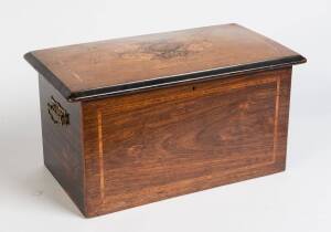 An English burr walnut lift top box, 19th Century. 31cm high, 60cm wide, 34cm wide