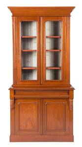 An Australian cedar bookcase, late 19th Century. 220cm high, 106cm wide, 49cm deep 