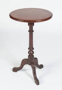 A small Australian cedar wine table, late 19th century. 76cm high, 46cm diameter