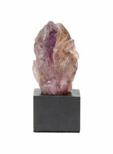 AMETRINE QUARTZ, from Brazil, on small display stand, overall 12cm tall.