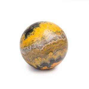 Bumble Bee Jasper Sphere, from Indonesia, diameter 16cm.