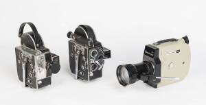 PAILLARD S.A. (Switzerland): Two Bolex and one Krasnogorsk 16mm movie cameras.