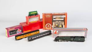 HORNBY: OO Gauge rolling stock, track, turntable and associated items; much NIB. 