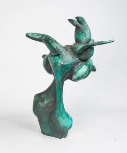 RON UPTON: Mrs Rabbit circa 1967, ceramic sculpture, 84 cm (height), PROVENANCE: The Estate of Alan Boxer