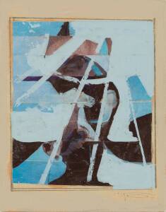 SALLY WALDMAN: Untitled, mixed media 34 x 24 cm