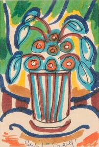 SYBIL CRAIG: Still Life, watercolour, signed lower centre, 14.5 x 10 cm