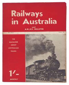 RAILWAYS: "Railways in Australia" magazine, first 23 issues, July 1948-May 1950. Fair/Good condition.