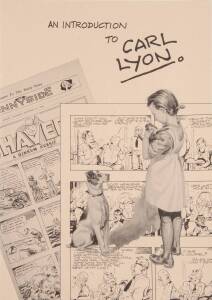 CARL LYON (1903-1982): Wally And The Major, original cartoons (50) by Carl Lyon, pen & ink on paper, all signed lower right, each about 56x21cm.