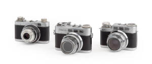 DIAX-CAMERA-WERK (Germany): A large group of Diax 35mm cameras, lenses and accessories.