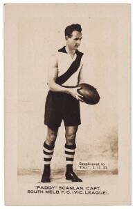 1923-24 Pals real photo "Australian Sportsmen", the rare complete set [27] in fine condition, noted Australian rules football (15), cricket (8), rugby league (8), Olympics & tennis. Mainly G/VG.