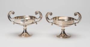 THAMES HARE & HOUNDS: Pair of Silver cups for cross country running, one 1930 for 5 Mile handicap, other 1932 for 10 Mile Handicap.