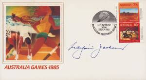 OLYMPIC & COMMONWEALTH GAMES: Signed FDCs & Envelopes in album, noted Betty Cuthbert, Ron Clarke, Nadia Comaneci, Herb Elliott, Dawn Fraser, Shane Gould, Marjorie Jackson, John Landy. Some duplication.