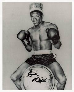 SIGNED PHOTOS, noted Emile Griffith (6 - won fight that killed Benny Paret) & Carlos Ortiz.