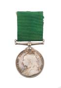 MELBOURNE CRICKET CLUB - MAJOR B.J.WARDILL (MCC Secretary 1879-1910), Volunteer Long Service Medal to Australia, engraved "B.J.Wardill. Major. Retired List", in original presentation case. Rare medal only awarded to 13 Australian Retired List Officers 189