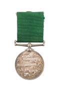 MELBOURNE CRICKET CLUB - MAJOR B.J.WARDILL (MCC Secretary 1879-1910), Volunteer Long Service Medal to Australia, engraved "B.J.Wardill. Major. Retired List", in original presentation case. Rare medal only awarded to 13 Australian Retired List Officers 189 - 2