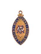 MELBOURNE CRICKET CLUB, 1902-3 membership badge, made by J.R.Gaunt, No.984.