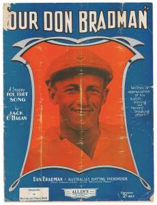 DON BRADMAN, 8-page song sheet for "Our Don Bradman". Fair/Good condition.