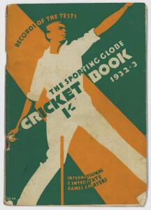 1932-33 BODYLINE TOUR: "The Sporting Globe Cricket Book 1932-3" by Baillie [Melbourne, 1932]. Fair/Good condition. Scarce "body-line" tour guide.