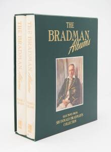 "The Bradman Albums" [Sydney, 1987], with both volumes signed by Don Bradman.