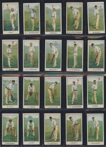 1903 Wills (Australia) "Australian & English Cricketers", complete set [25], noted Victor Trumper, Monty Noble & Plum Warner. Mainly G/VG