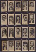 1911-38 cricket cards in album, noted 1926 Sweetacres (Minties) "Cricketers", [19/36];&nbsp;1911 Wills (Australia) "Australian & English Cricketers" [59];&nbsp;1928 Major Drapkin "Australian and English Cricketers" [40];&nbsp;1929 Wills (Australia) "Cricket Season 1928-